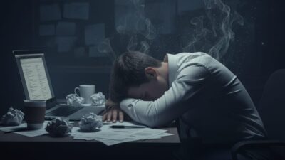 Ilustrasi cara Atasi burnout