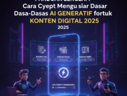 Panduan Lengkap: Cara Cepat Menguasai Dasar-Dasar AI Generatif untuk Konten Digital 2025