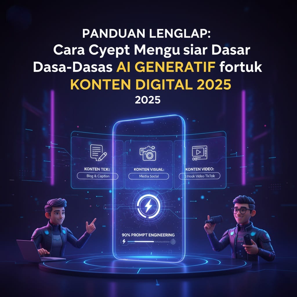 Panduan lengkap tentang AI Generatif dan Konten Digital 2025
